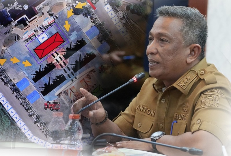 Bupati Anton Pimpin Rapat Finalisasi Malam Puncak Pesta Rakyat HUT ke-26 Rokan Hulu