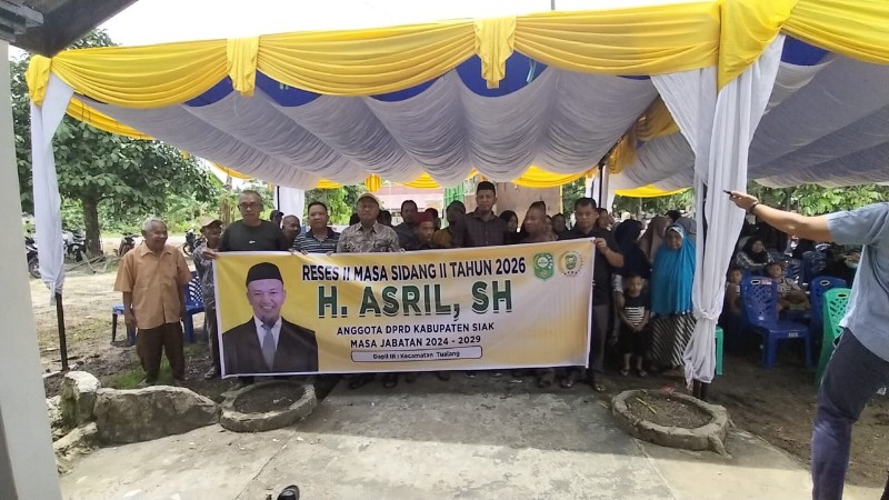 Reses H Asril di Maredan Warga Soroti Jalan Poros Tak Kunjung Diaspal